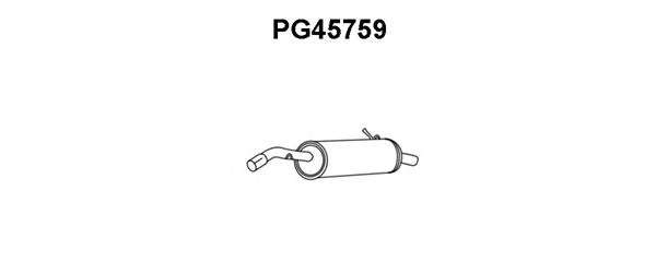 Глушитель выхлопных газов конечный