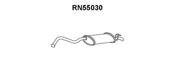 Глушитель выхлопных газов конечный