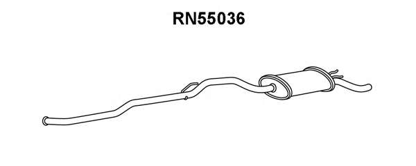 Глушитель выхлопных газов конечный