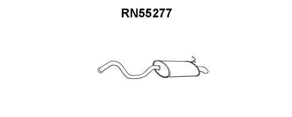 Глушитель выхлопных газов конечный