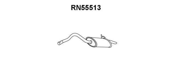 Глушитель выхлопных газов конечный