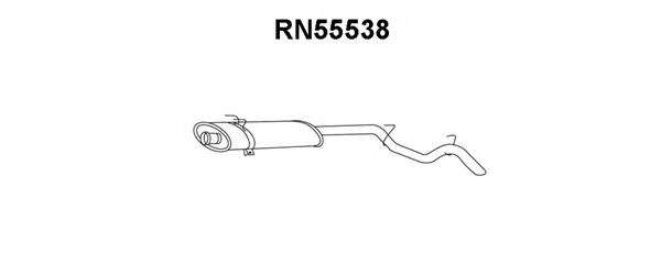 Глушитель выхлопных газов конечный