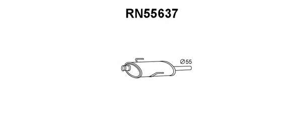 Предглушитель выхлопных газов