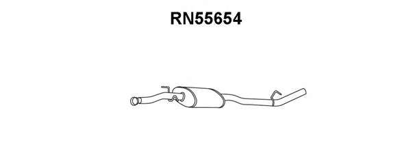 Предглушитель выхлопных газов