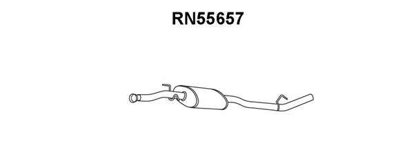 Предглушитель выхлопных газов