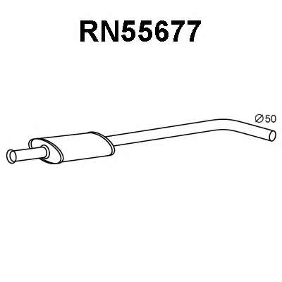 Предглушитель выхлопных газов