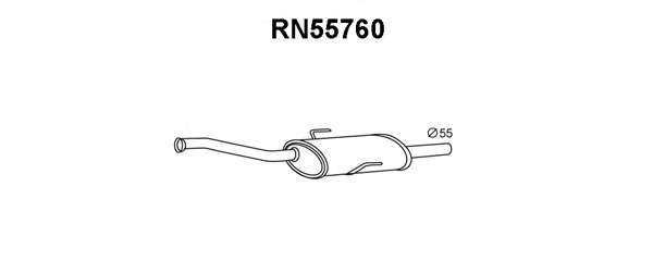 Предглушитель выхлопных газов