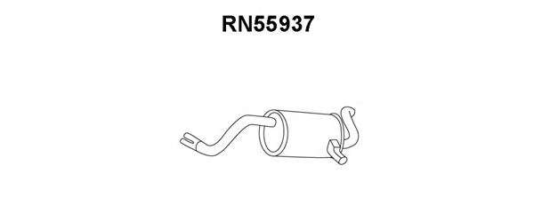 Глушитель выхлопных газов конечный