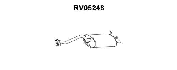 Глушитель выхлопных газов конечный