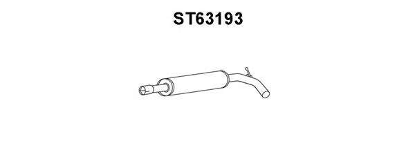 Предглушитель выхлопных газов