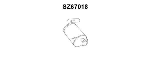 Глушитель выхлопных газов конечный