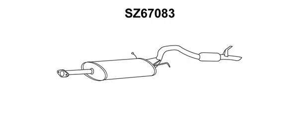 Глушитель выхлопных газов конечный