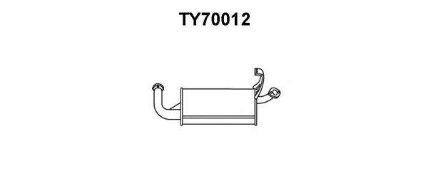 Глушитель выхлопных газов конечный