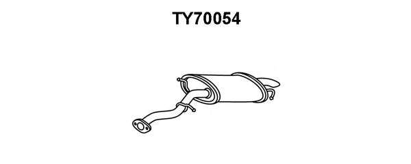 Глушитель выхлопных газов конечный