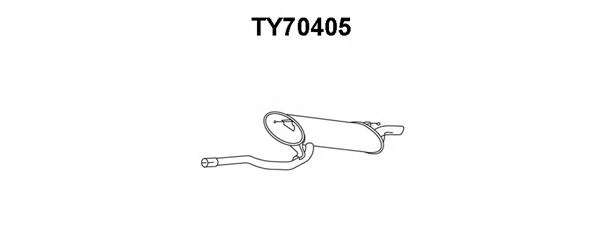 Глушитель выхлопных газов конечный