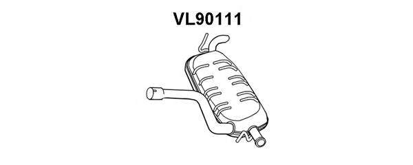 Глушитель выхлопных газов конечный