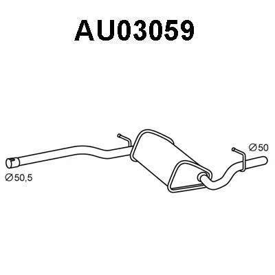 Предглушитель выхлопных газов