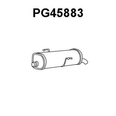 Глушитель выхлопных газов конечный