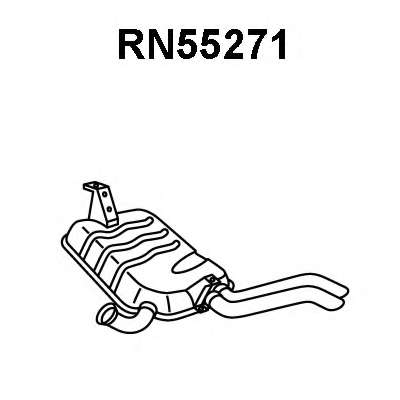 Глушитель выхлопных газов конечный