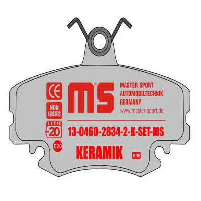 Комплект тормозных колодок, дисковый тормоз
