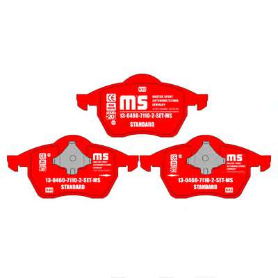 Комплект тормозных колодок, дисковый тормоз