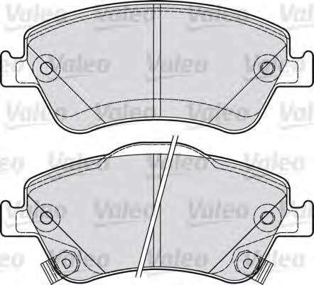 Комплект тормозных колодок, дисковый тормоз