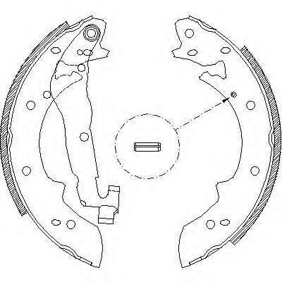 Комплект тормозных колодок