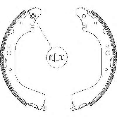 Комплект тормозных колодок