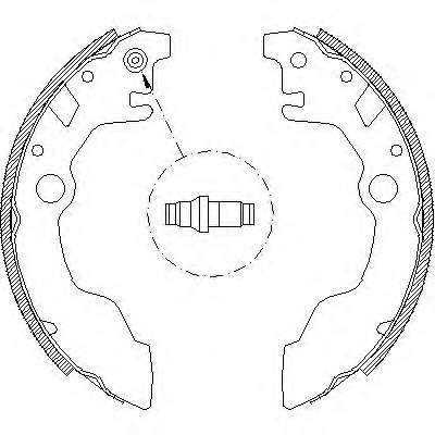 Комплект тормозных колодок