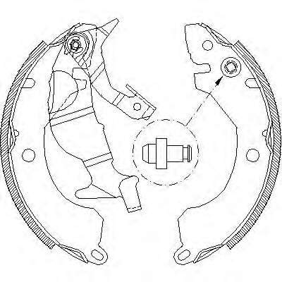 Комплект тормозных колодок