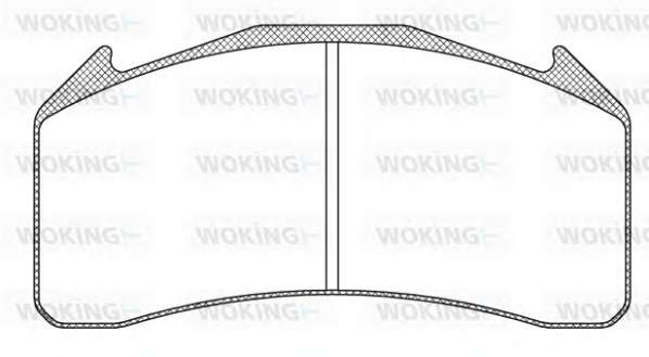 Комплект тормозных колодок, дисковый тормоз