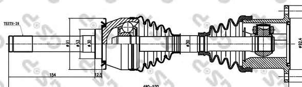 Приводной вал