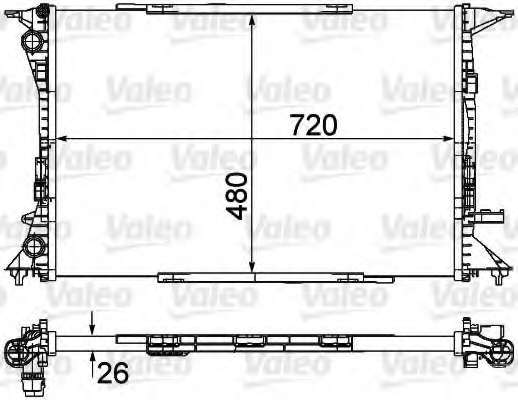 Радиатор, охлаждение двигателя