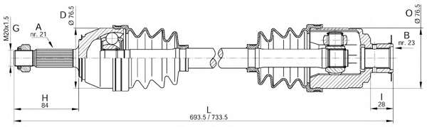 Приводной вал