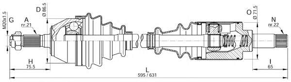 Приводной вал