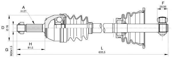 Приводной вал