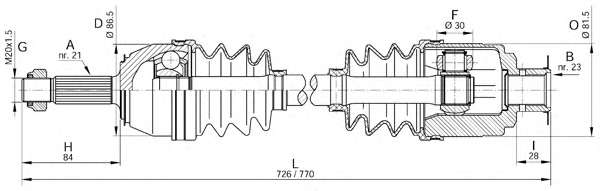 Приводной вал