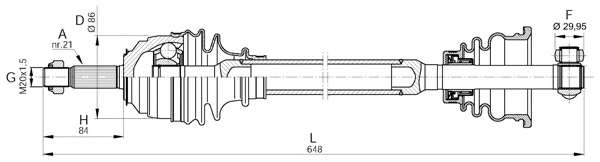 Приводной вал