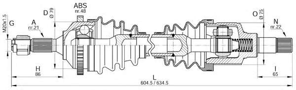 Приводной вал