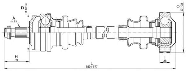 Приводной вал