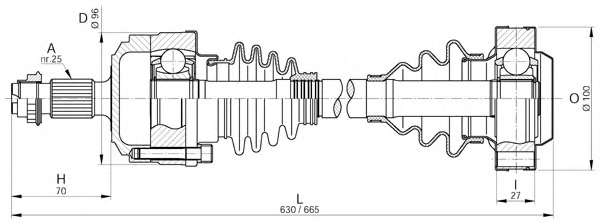 Приводной вал