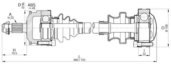 Приводной вал