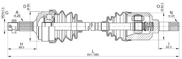 Приводной вал