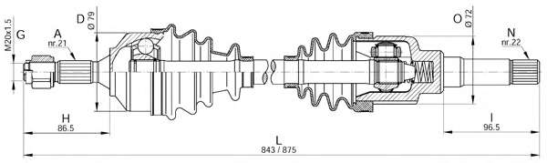Приводной вал