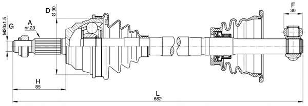 Приводной вал