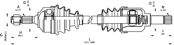 Приводной вал