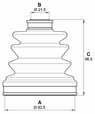 Комплект пылника, приводной вал