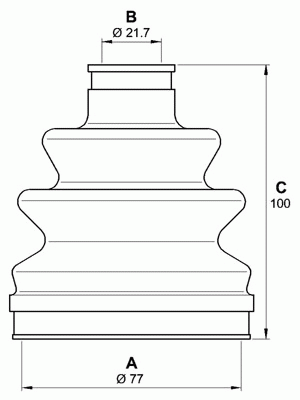 Комплект пылника, приводной вал