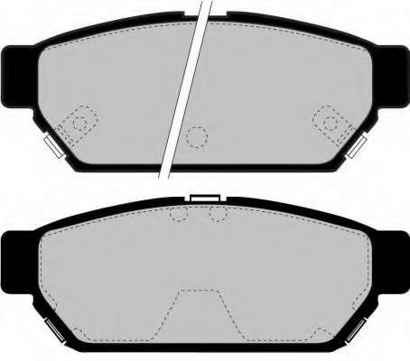 Комплект тормозных колодок, дисковый тормоз