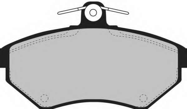 Комплект тормозных колодок, дисковый тормоз